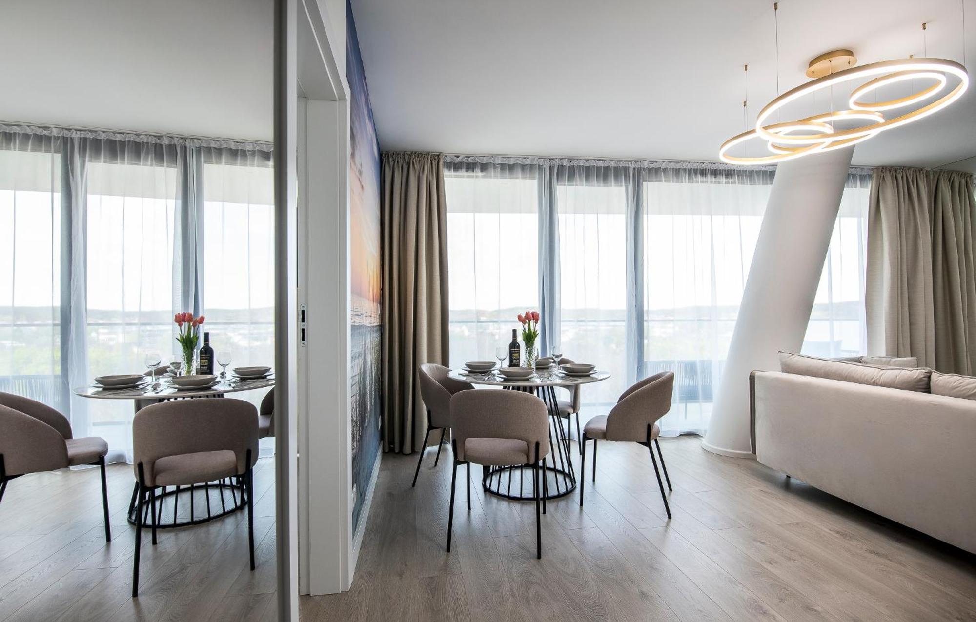 Wave Panorama 8Th Floor Sea View Apartman Międzyzdroje Kültér fotó